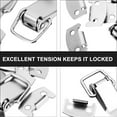 Eease 10pcs Box Locks Spring Loaded Latch Catch Toggle Hasps