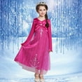 thumbnail image 2 of HAWEE Robe de Costume Elsa Anna pour Filles, Déguisement de Cosplay Chic pour Fête d'Anniversaire avec Accessoires, 2 of 7
