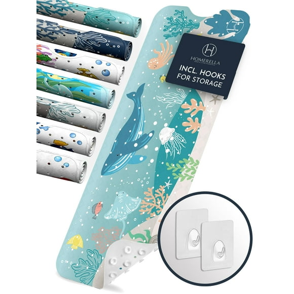 Alfombra de bañera Homerella Baby antimoho, antideslizante, 40 x 40 cm