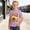 Light Purple, variant on Gzbliryd Boys Easter Shirt Skateboard Bunny Tees Cute Easter Casual Short Sleeve Gift Tops for Boys Girls Easter Holiday Tops Short Sleeve Tees (Black,8-9 Years)