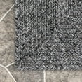 thumbnail image 4 of nuLOOM Wynn Braided Indoor/Outdoor Area Rug, 6' x 9', Charcoal, 4 of 4