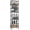 Black, variant on M MZG 4 Tier Wire Shelving,Adjustable Metal Shelves,13.7"D x 23.6"W x 53.4"H,for 1000 lbs Capacity,Kitchen Pantry Home,Chrome