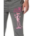 thumbnail image 3 of The Pink Panther Mens' Paw Print Title Logo Sleep Jogger Pajama Pants, 3 of 5