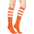 thumbnail image 3 of Knee High Socks Colorful Roller Skate Socks Striped Socks Over The Calf Tube Socks for Women Girls(1 Pair), 3 of 9