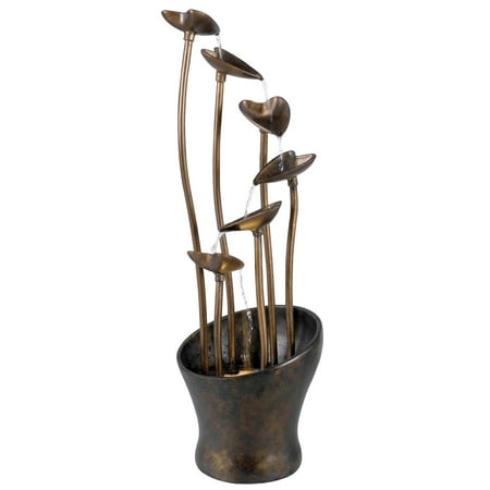 Kenroy Leaves Indoor/Outdoor Floor Fountain