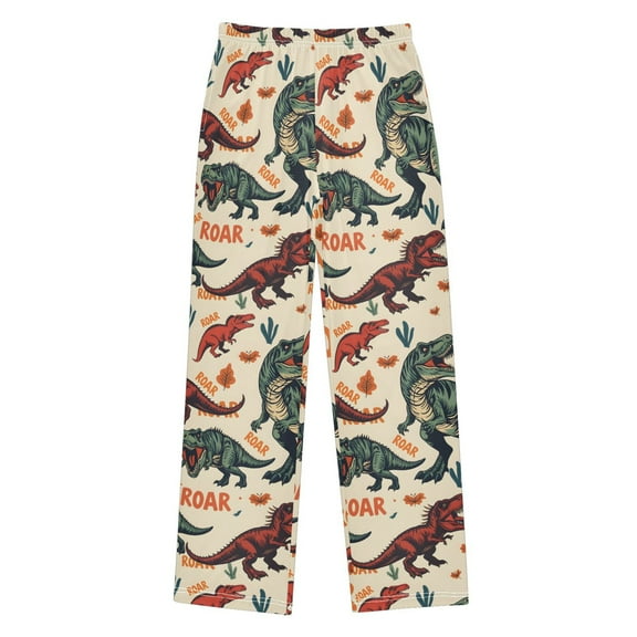 joogoo Cartoon Dinosaur-d5 Pajama Pants Pj Bottoms Sleepwear Lounge L