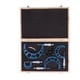 thumbnail image 5 of Micrometermetal Exterior Micrómetro, 25/50/75/100 mm 4pcs Fuera del Micrómetro Micrómetro Juego Con Caja de Madera para 0 ~ 3.9 Pulgadas para Medir El DiáMetro Exterior, 5 of 7