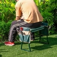 thumbnail image 3 of 1PC Folding Garden Kneeler and Seat Bench, Green, 260 lbs, foldable, detachable, 1Pc Folding Garden Kneeler And for backyards, gardens, patios, porches, lawns, decks, Durable Easy Use Design, 3 of 7