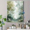 thumbnail image 4 of Misty Forest Landscape Canvas Print Wall Art for Living Room Bedroom Dining Room Office Hotel Hallway Entryway Decor, 4 of 8