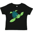 thumbnail image 3 of Inktastic Sea Turtle with Swirls Boys or Girls Toddler T-Shirt, 3 of 5