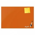 thumbnail image 1 of Magnetic Eraser Glass Board 16" X 16" Inches Eased Corners - Peach, 1 of 4
