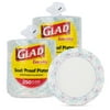 Glad - Everyday Round Paper Plates - 10" - 500CT - Blue Flower