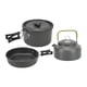thumbnail image 3 of Juego De Utensilios De Cocina Para Acampar, Kit De Utensilios De Cocina Antiadherentes De Aluminio Oxidado Duro Para Exteriores, Mango De Rebote Automático Con Gancho Para ANGGREK Otros, 3 of 8