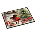 thumbnail image 3 of Carolines Treasures DAC2612JMAT 24 x 36 in. Black & Tan Coonhound Cozy Christmas Doormat, 3 of 3