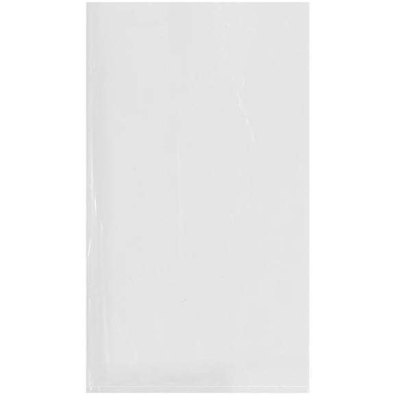 Plymor 8" x 14" (Pack of 100), 1.25 Mil Flat Open Clear Plastic Poly Bags