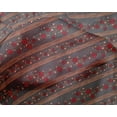 thumbnail image 4 of oneOone Silk Tabby Fabric Stripe|Leaves & Floral Block Print Sewing Fabric BTY 42 Inch Wide, 4 of 4