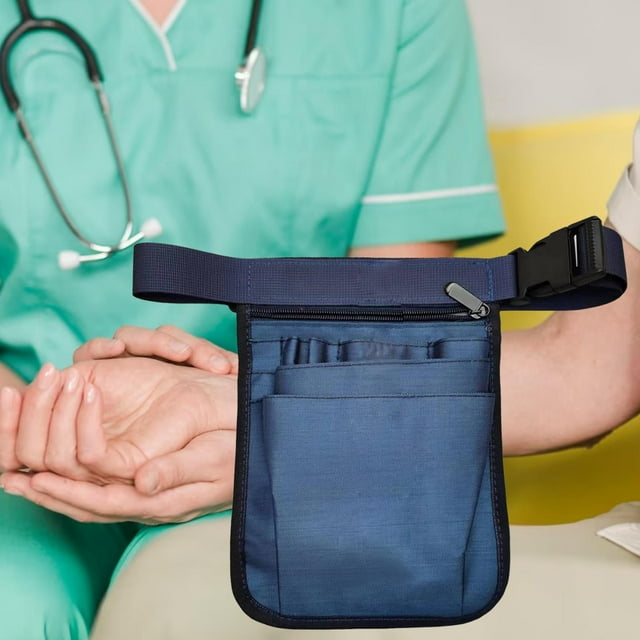 Riñonera para enfermera, bolsa para cinturón de herramientas, bolsa de cadera Oxford con múltiples compartimentos, riñonera utilitaria para cinta, uso Yinane Paquete de enfermería