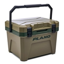 Plano Frost 21 Quart Heavy Duty Cooler w/ Built In Bottle Opener and Dry Basket, Inland Green