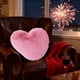 thumbnail image 3 of Almohada en Forma de Corazón 40 × 30cm Imitación Almohada de Pelo Cojín de Sofá en Forma de Corazón para la Sala de Estar, 3 of 6
