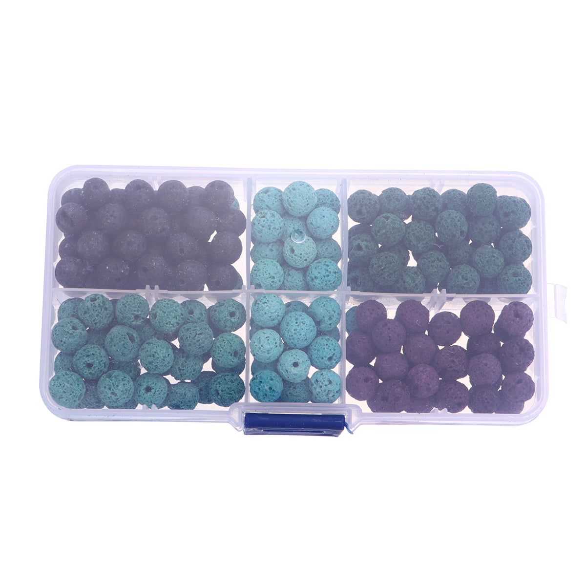 1 Box Of Spacer Beads 8mm Gemstone Stone 200pcs Simple Volcanic 
