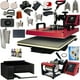 thumbnail image 1 of Combo 17 En 1 EV Technologies plancha sublimacion color roja con impresora y 150 articulos, 1 of 8