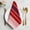 Red, variant on Purple Ombre Stripe Cloth Napkins, Farmhouse Striped Gradient Washable and Reusable Dinner Napkins Set of 6, Table Napkin for Kitchen Party Birthday Wedding Hotel Housewarming 20"x20"