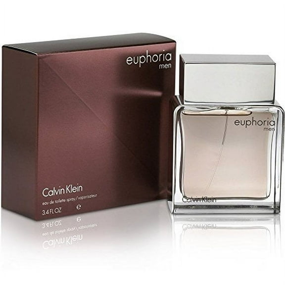 Calvin Klein Euphoria Cologne For Men 3.4 fl.oz Eau De Toilette Spray (Pack of 2)
