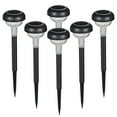 thumbnail image 2 of Tomshine 6PCS LEDs Solar Powered Lamp Lawn Light Sensitive Light Control/ Built-in 600mAh Rechargeable Cell/ IP65 Water Resistance Landscape for Patio Yard Driveway Garden, 2 of 7