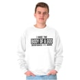 thumbnail image 3 of Body Of God Buddha Exercise Fitness Men's Big & Tall Crewneck Sweatshirt Brisco Brands 5X, 3 of 5