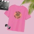 thumbnail image 2 of Camiseta con estampado de letras para mujer, camiseta de manga corta informal para mujer, camiseta con cuello redondo para oficina, escalada en casa, mochilero, compras SG, 2 of 8