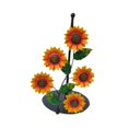 thumbnail image 4 of Porta toallas de papel con forma de flor, soporte para toallas de papel, obra de arte de hierro, decoración del hogar, rollo de papel Girasoles, 4 of 9