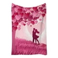thumbnail image 2 of Fmlxio Gift Blanket, Valentines Day Throw Blanket Gifts for Mom, Wife, Red Pattern Blanket for Couch Sofa or Bed Clearance & more savings, 2 of 7