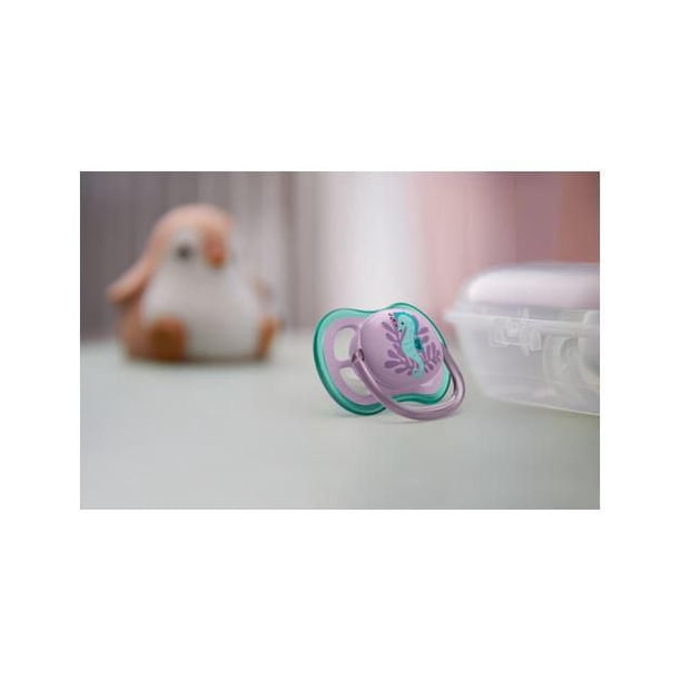 Philips Avent Ultra Air Pacifier 6-18m, puffer fish / sea horse, 2