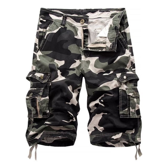 Pantalones Cortos De Camuflaje De Talla Grande Para Hombre