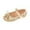 Gold, variant on Gyujnb Girls Mary Jane Shoes with Glitter Bow Flat Heel Closed Toe Hook and Loop Wedding Party Dress Shoes (Girls),6-7 Years