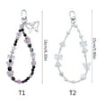 thumbnail image 3 of SIEYIO Stylish Phone Strap Trendy Phone Charm Portable Beads Phone Chain Alloy Material, 3 of 17