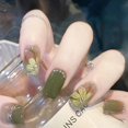 thumbnail image 1 of YKHMYB 24 Piezas Por Caja De Camelia Fresca Y Elegante Con Uñas Brillante Perla Transparente Mejora De , Postizas Blancas Simples Y Atmosféricas Gao Jinjia unisex, 1 of 1