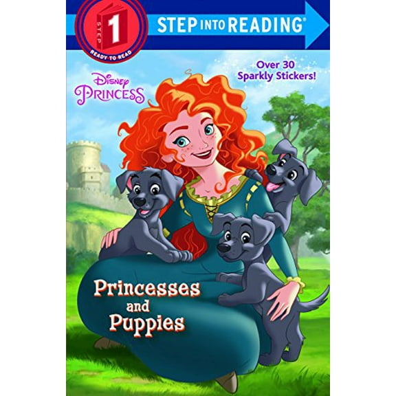 Pre-Owned Princesses and Puppies (Disney Princess Step into Reading, Step 1) Paperback