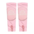 thumbnail image 1 of 5x2 Piezas Guantes De Manga De Voleibol Manga De Brazo Para Correr Trabajo Baloncesto Rosa, 1 of 8