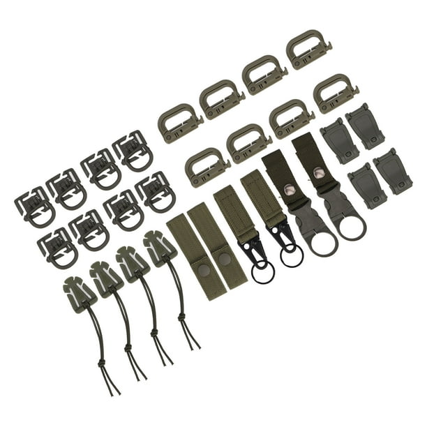 30 Pieces Molle Attachments Molle Attachments Green, Easy To Use