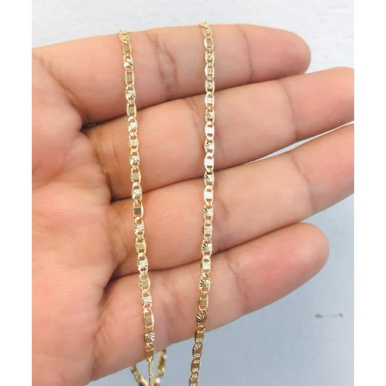 Tri Color Virgen de Guadalupe Necklace 18K Gold Filled For Womens Cadena  Virgencita Para Mujer 20 