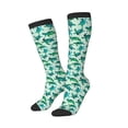thumbnail image 2 of Balery Green Sea Turtle Printed Novelty Socks Men's Women's Crew Socks Sports Socks Knee High Socks Cotton Socks Quirky and Cool Socks, 2 of 9