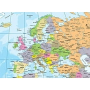 48x70 World Classic Wall Map Laminated