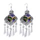 thumbnail image 1 of Joyería Colgante Pendientes Aretes Dama Borlas Perno Prisionero Retro Multicolor Púrpura, 1 of 8