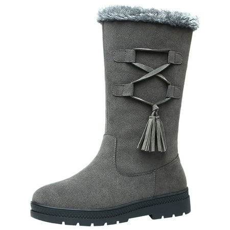 

PMUYBHF Boots for Women Girls Short Bootie Outdoor Winter Warm Shoes Ankle Snow Boots 44.98