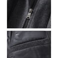thumbnail image 5 of Winter Men Wool Blends Coats Slim Fit Thick Woolen Peacoat Color: Grey Size: L, 5 of 7