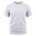 thumbnail image 4 of Heavyweight T Shirts for Men Summer Short Sleeve Crewneck Textured Loose Casual T-Shirts Stretch Solid Basic Tee Shirt, 4 of 8