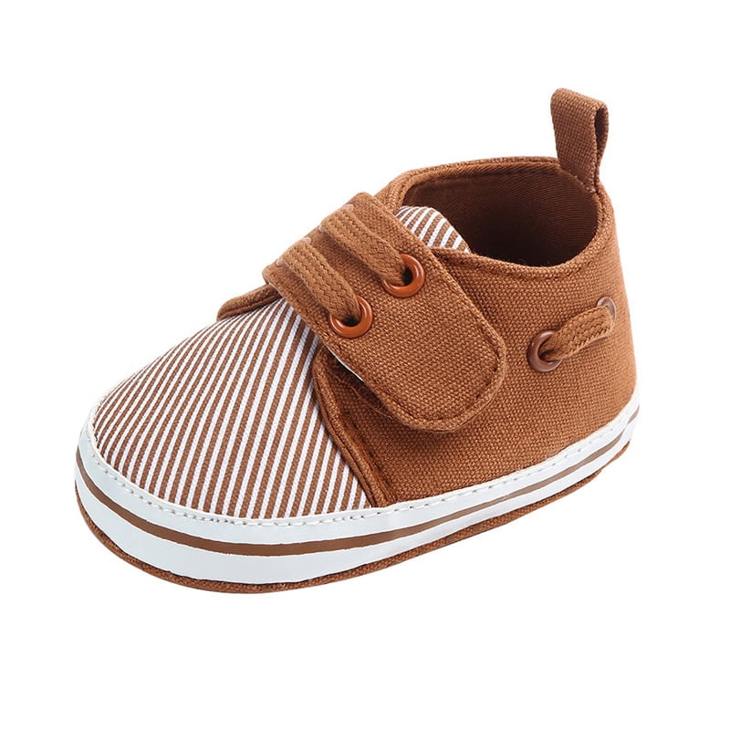 Wisremt Baby Boy Shoes Newborn Soft Striped Fashion Boy