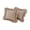 Brown &White, variant on Anvora 2Pack Yellow Gingham Plaid Ruffle Throw Pillow Covers, Farmhouse Rustic Vintage Checkered Pillow Cases, Soft Cotton Cushion Covers for Farmhouse, Bed Living Room and Sofa Decor -18"x18"