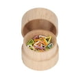 thumbnail image 3 of Stitch Markers, Convenient Knitting Markers  Compact 60Pcs Portable With Wooden Storage Box For Crochet, 3 of 8